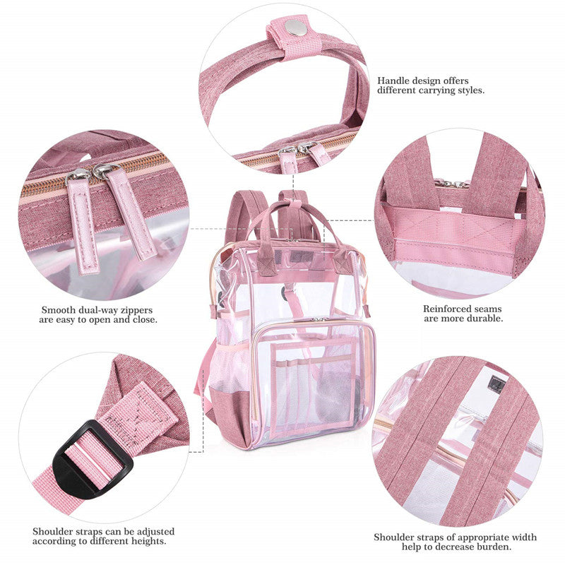 Fashion Heavy Duty Clear Transparent Backpack