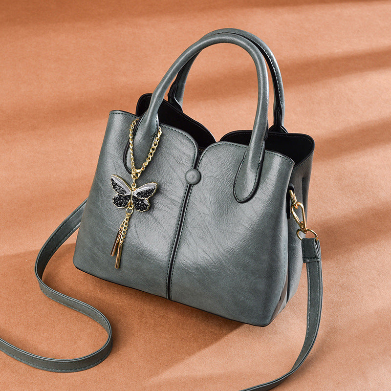 New Fashion Handbag Retro Large Capacity Shoulder Bag