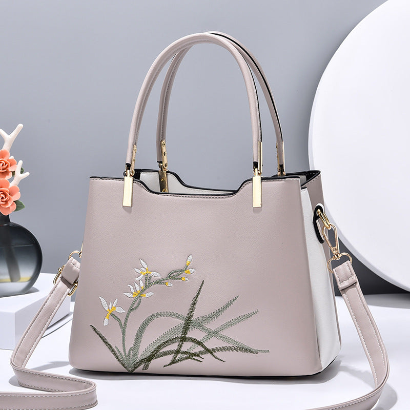 Fashion New Large Capacity PU Leather Shoulder Bag