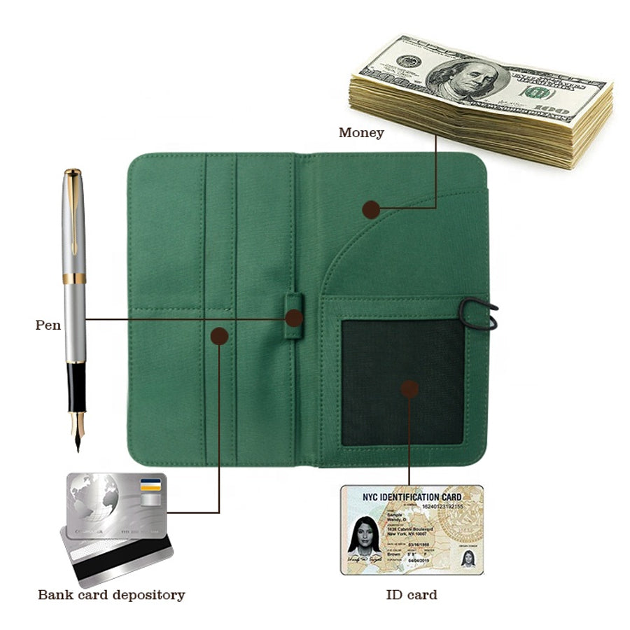 New Portable Multi-slots Travel Organizers Wallet