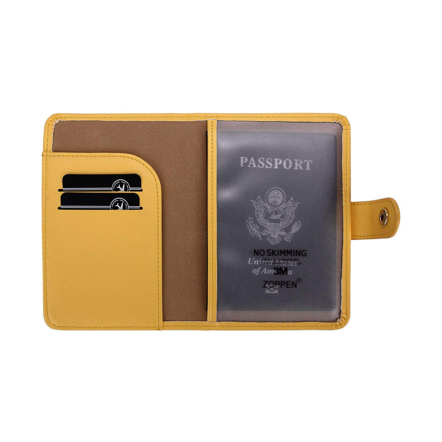 Anti Theft PU Leather RFID Card Holder Wallet