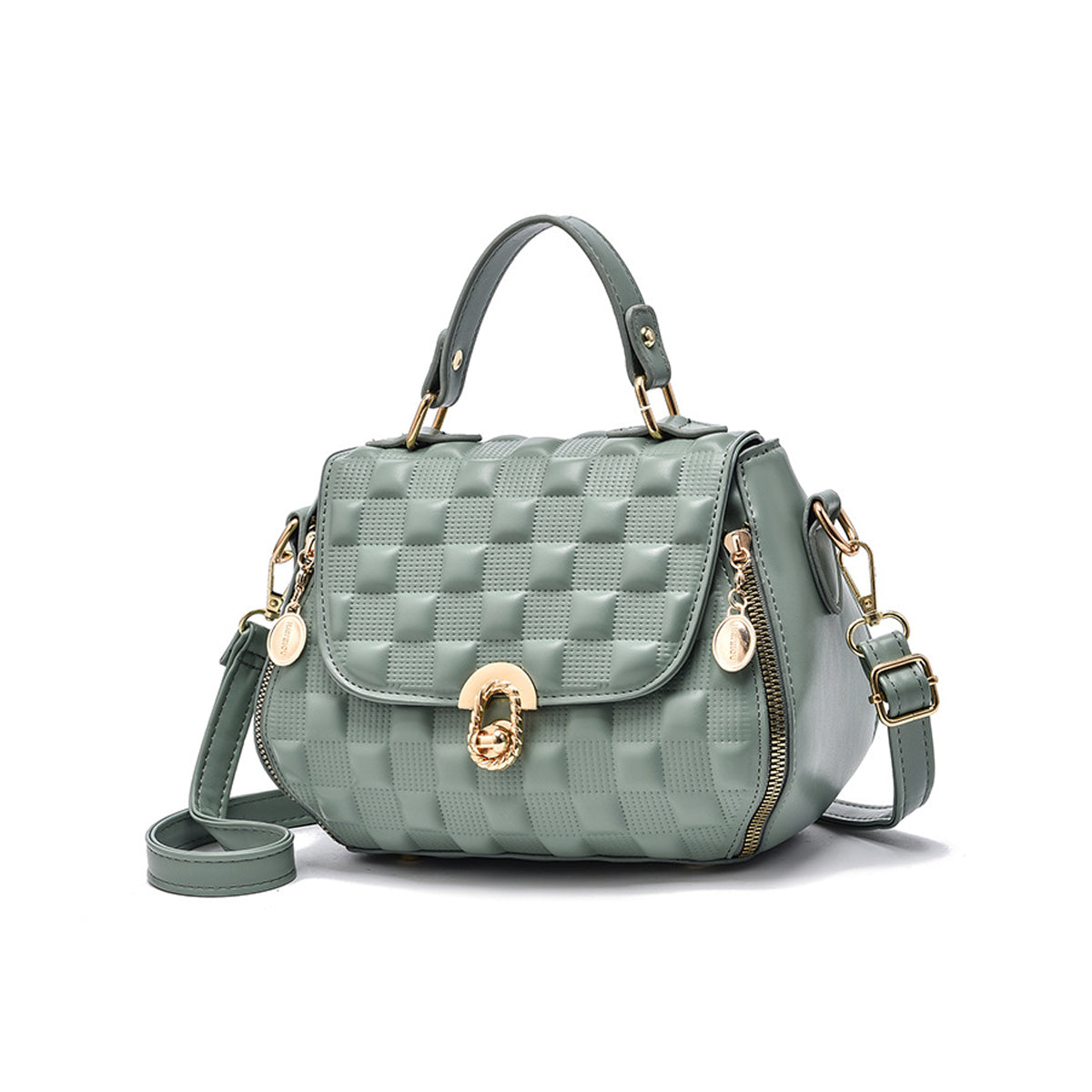 New Simple Embroidered Thread Large Capacity Shoulder Bag