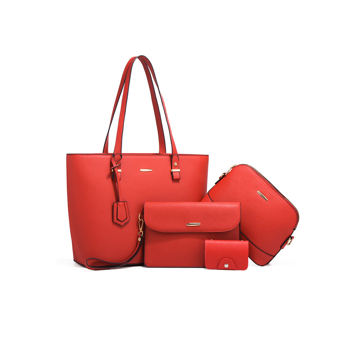 4pcs Fashion Shoulder Handbags Wallet Tote Bag