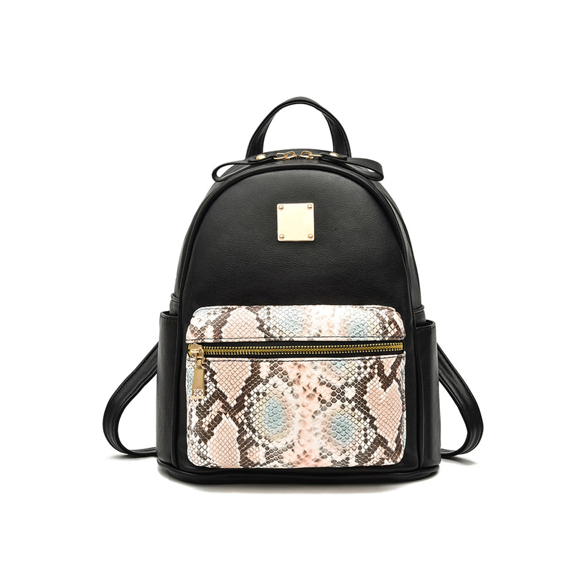 New Fashion Snakeskin Large Capacity Travel Backpack