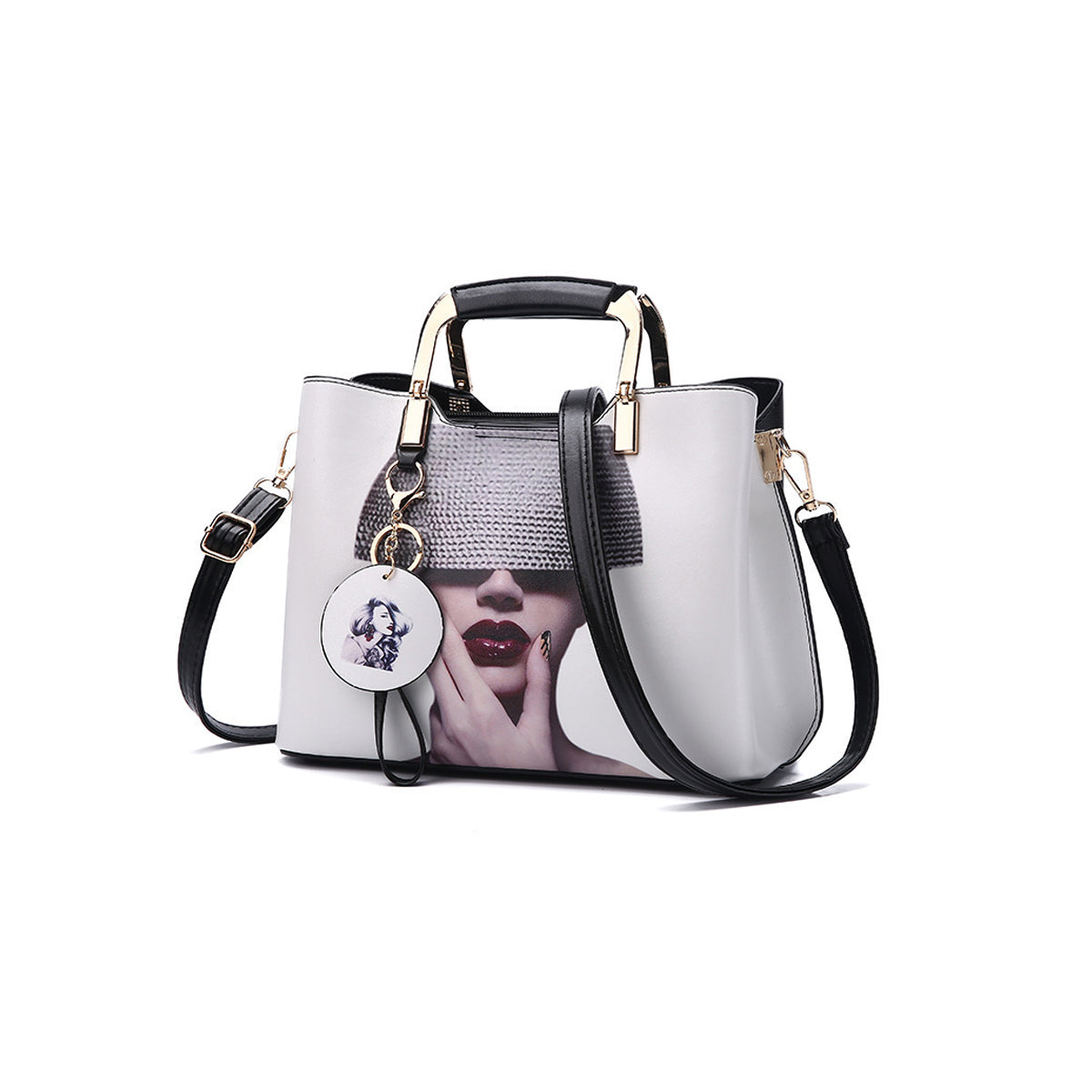 Top Handle Satchel Shoulder Bags Ladies Leather Totes