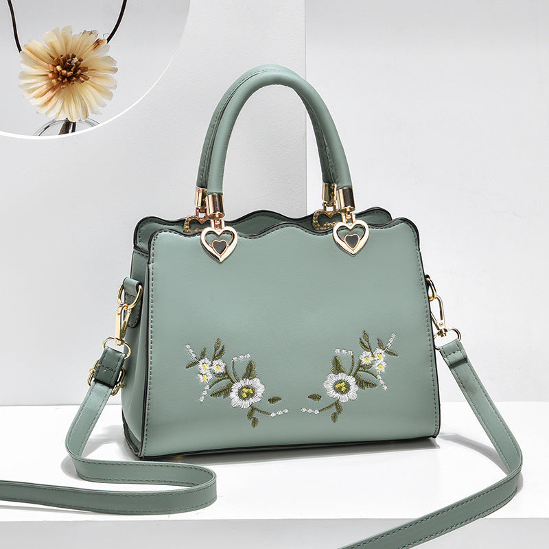 New Embroidered Large Capacity Shoulder Bag