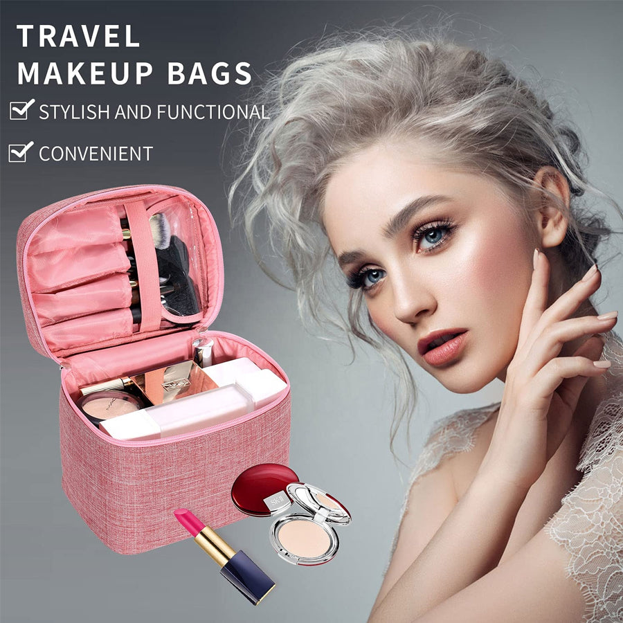 Makeup Bag with Inner Pouch Cosmetic Bag