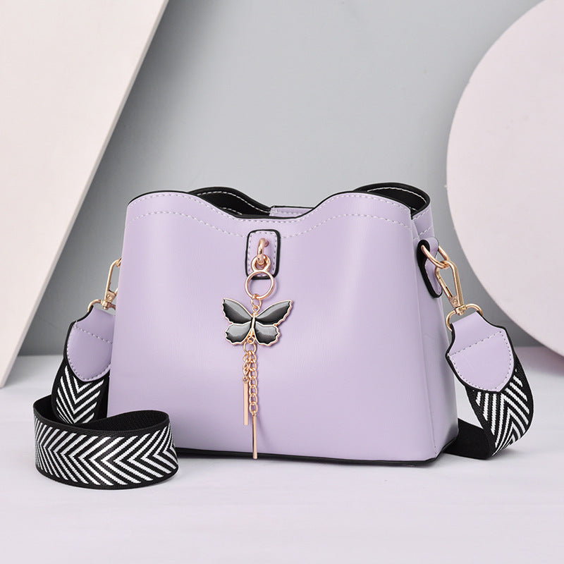 New Fashion Wide Strap Bow Bag
