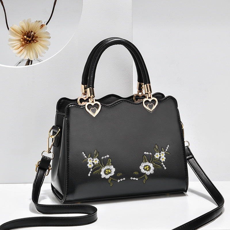 New Embroidered Large Capacity Shoulder Bag