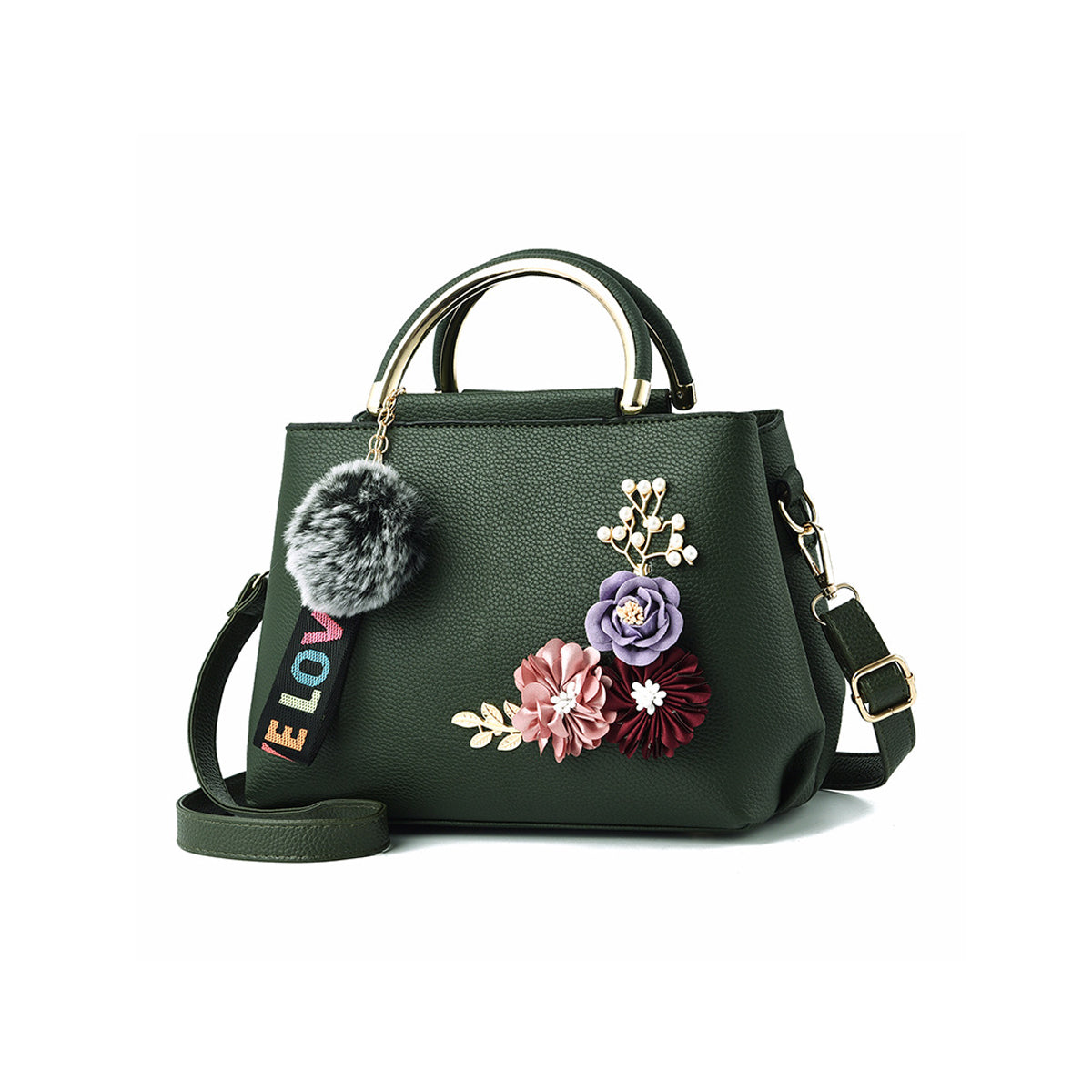 Fashion Ladies Flower Shoulder Messenger Bag