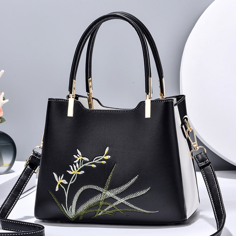 Fashion New Large Capacity PU Leather Shoulder Bag