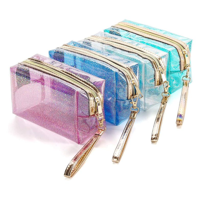 PVC Transparent Zippered Toiletry Bag
