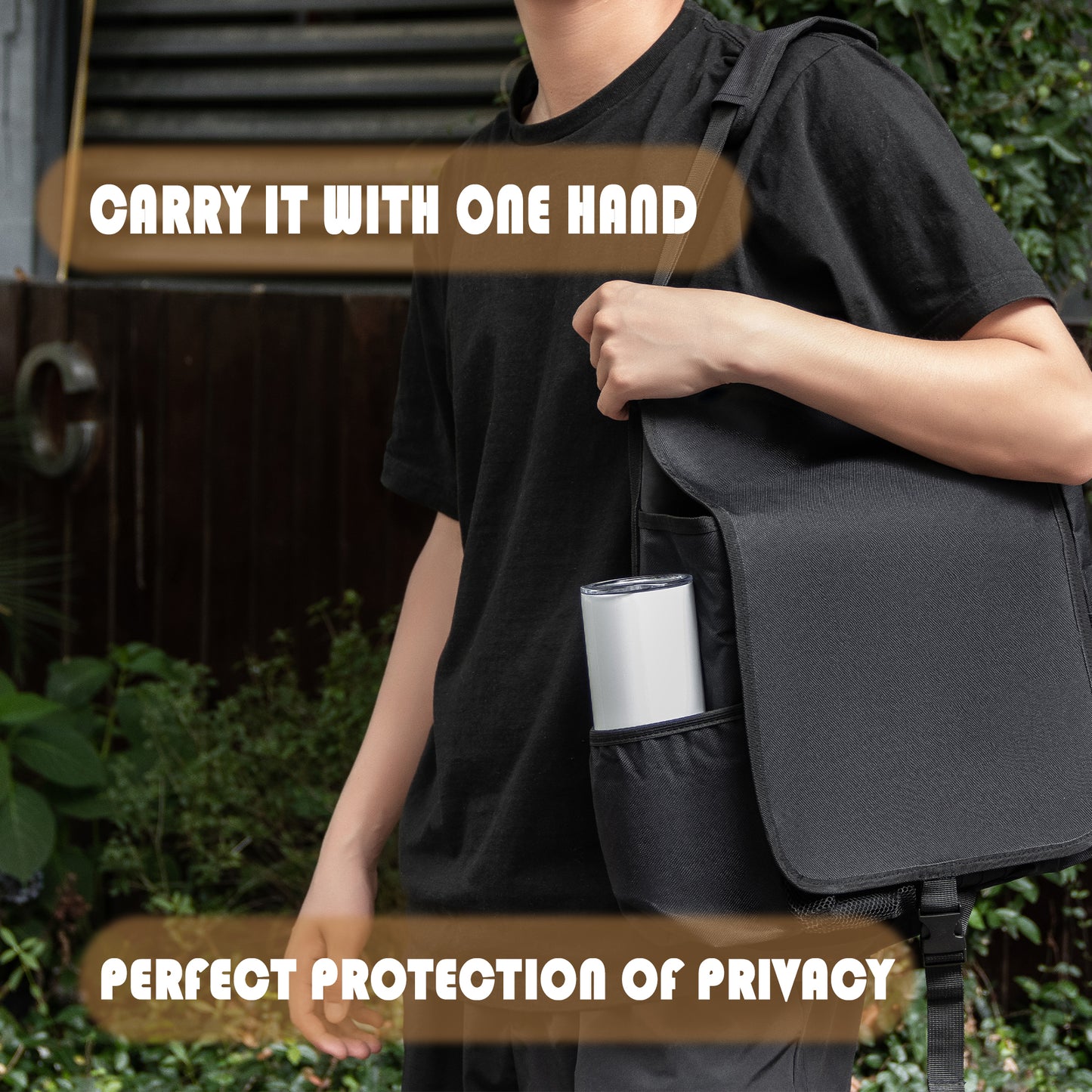 High capacity suspension adjustable shoulder strap Car Seat Organizer Bag