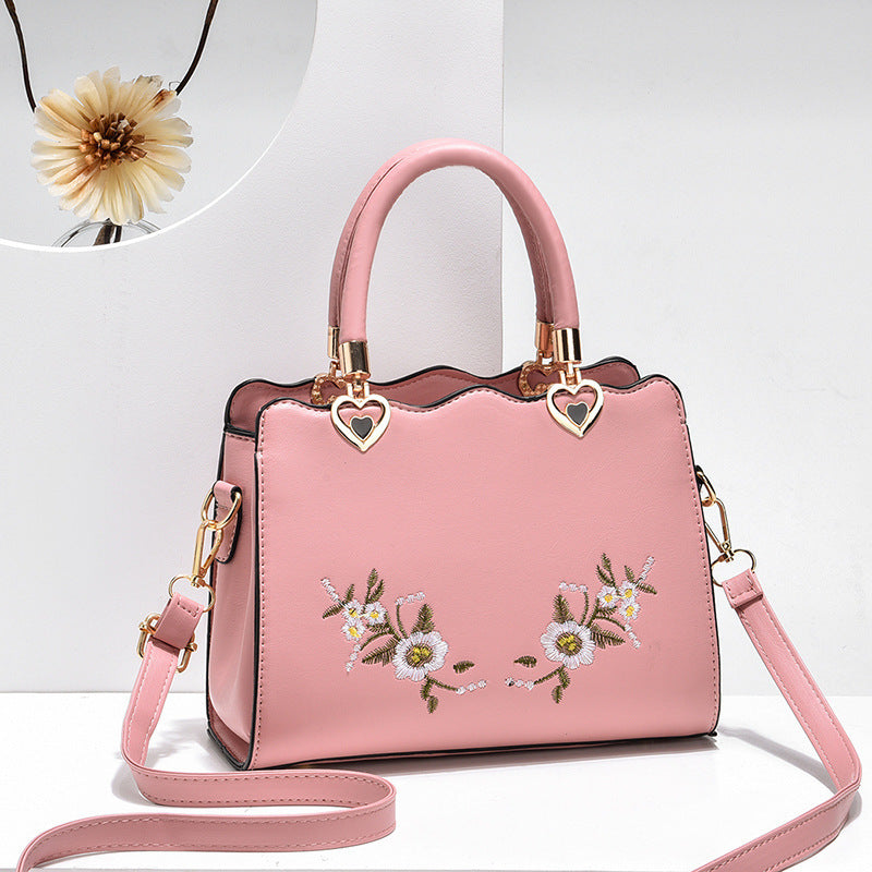 New Embroidered Large Capacity Shoulder Bag
