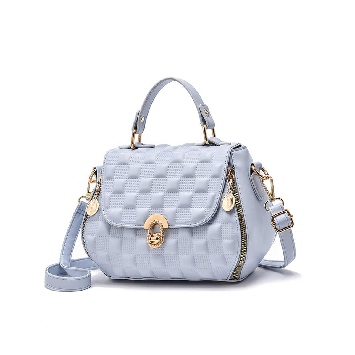 New Simple Embroidered Thread Large Capacity Shoulder Bag