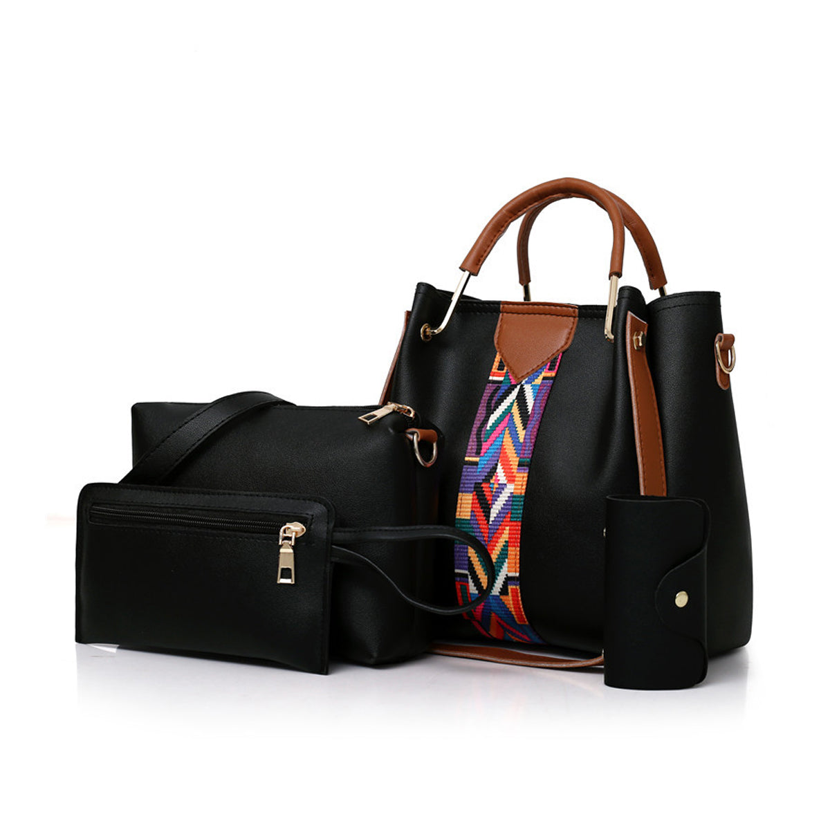 Four-piece Fashion Handbag One-shoulder Messenger Bag