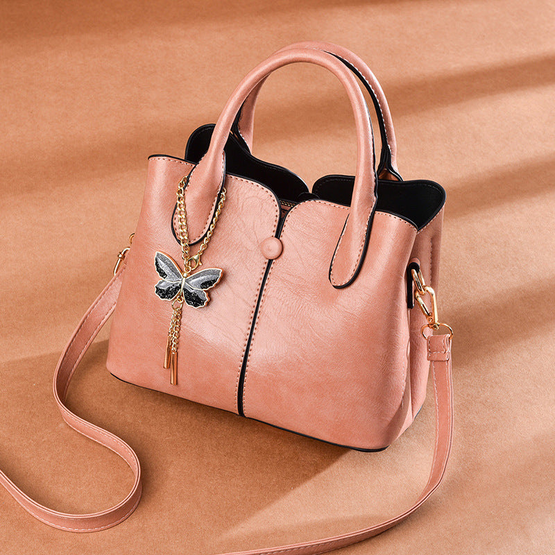 New Fashion Handbag Retro Large Capacity Shoulder Bag