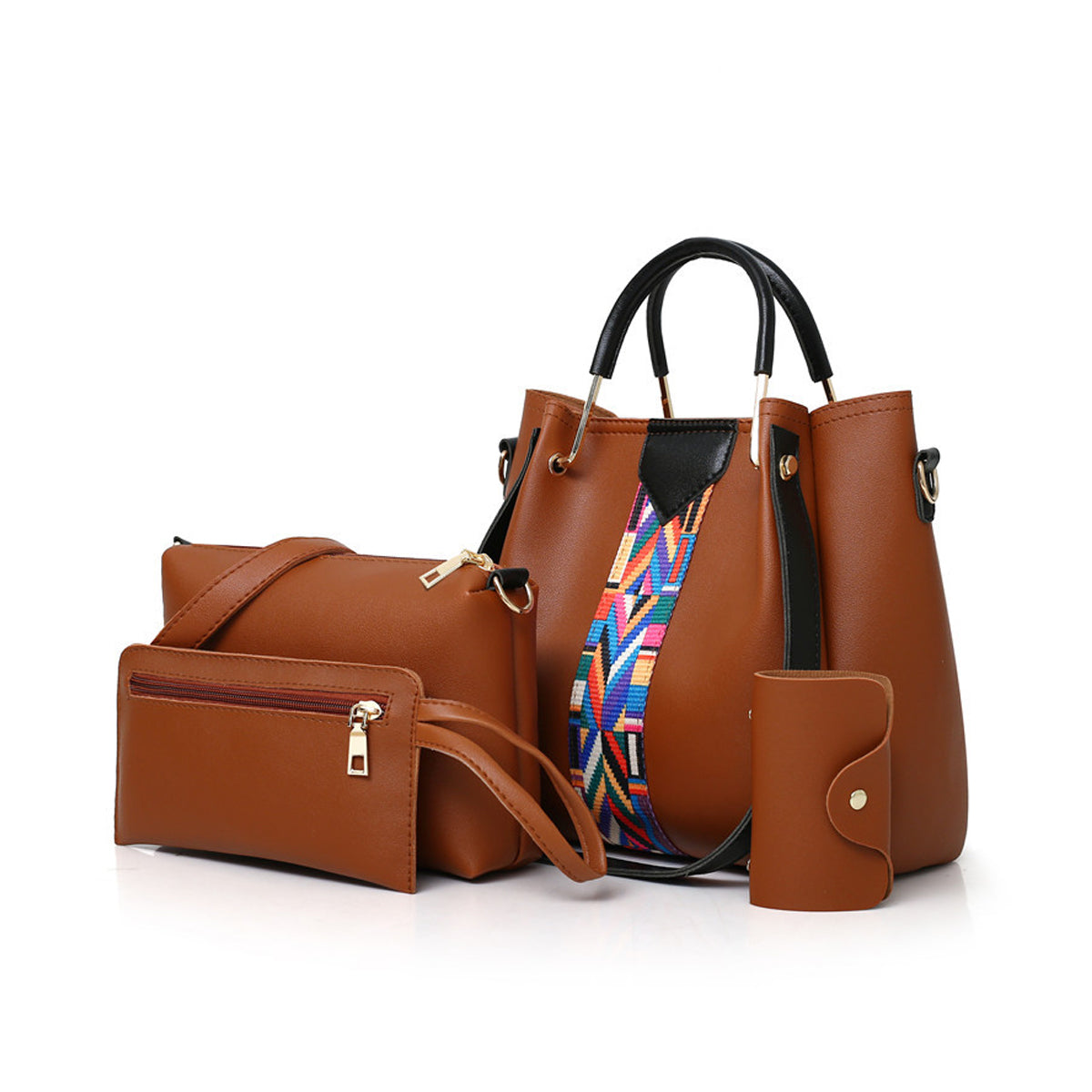 Four-piece Fashion Handbag One-shoulder Messenger Bag