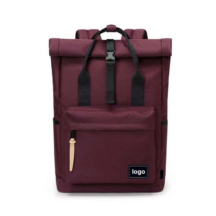 Roll top Ttravel Backpack Laptop Casual Daypack Bookbag