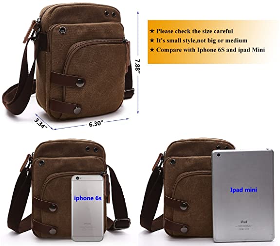 Classic High Quality Vintage Canvas Shoulder Bag