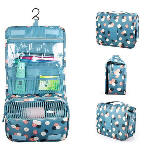 Hanging Printed Cosmetic Travel Toiletry Bag