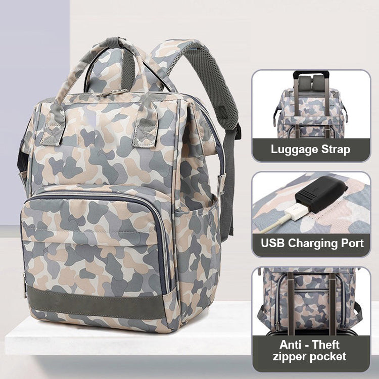 Baby Diaper Waterproof Travel Nappy Pocket Backpack