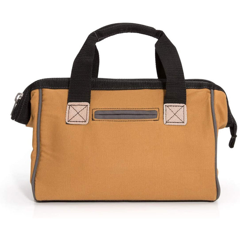 Durable Canvas Heavy-Duty Zipper Wide Mouth Tool Bag
