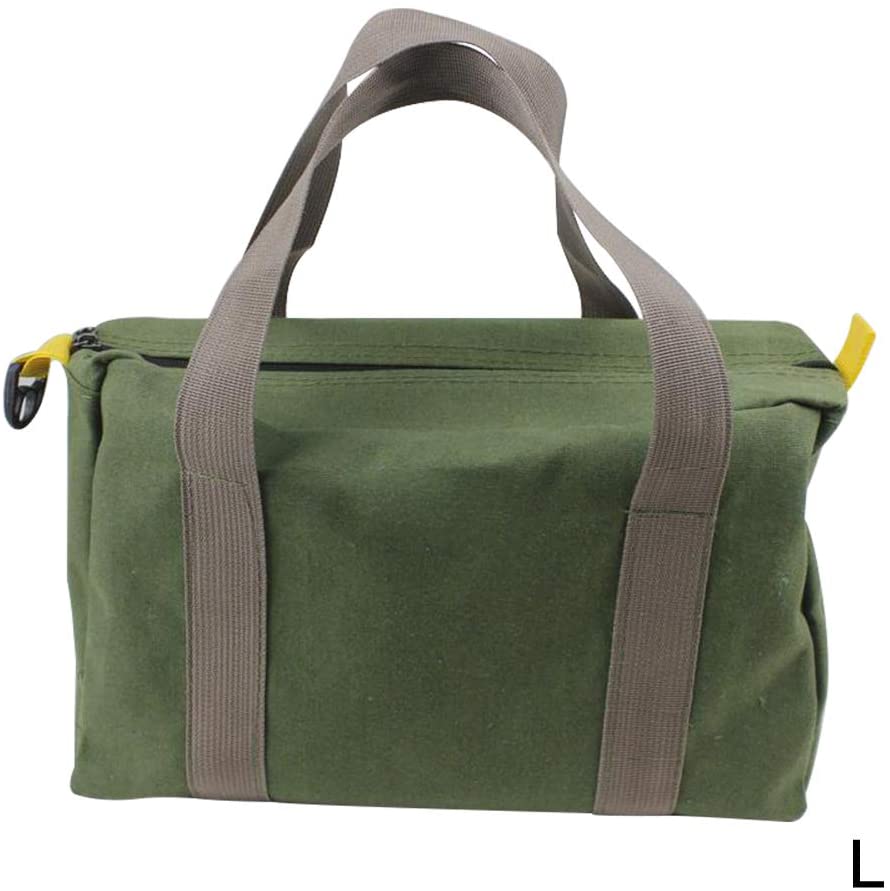 Canvas High Capacity Handbag Wide Mouth Tool Bag