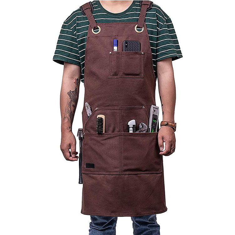 Adjustable Strap and Large Pockets Custom Aprons