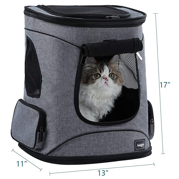 High Quality Foldable Small Pet Carrier Backpack