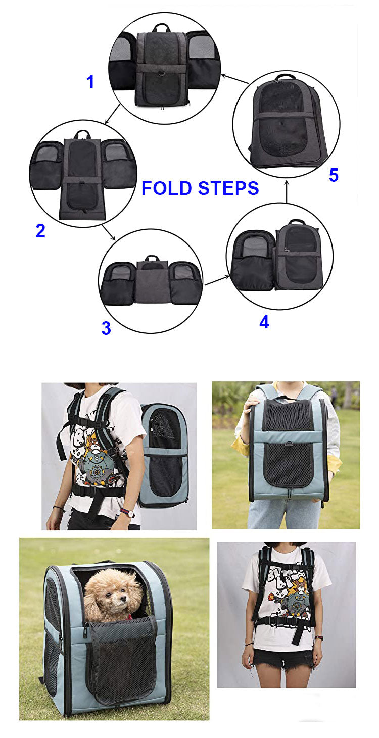 Foldable Small Cats Dogs Pet travel Carrier Bag