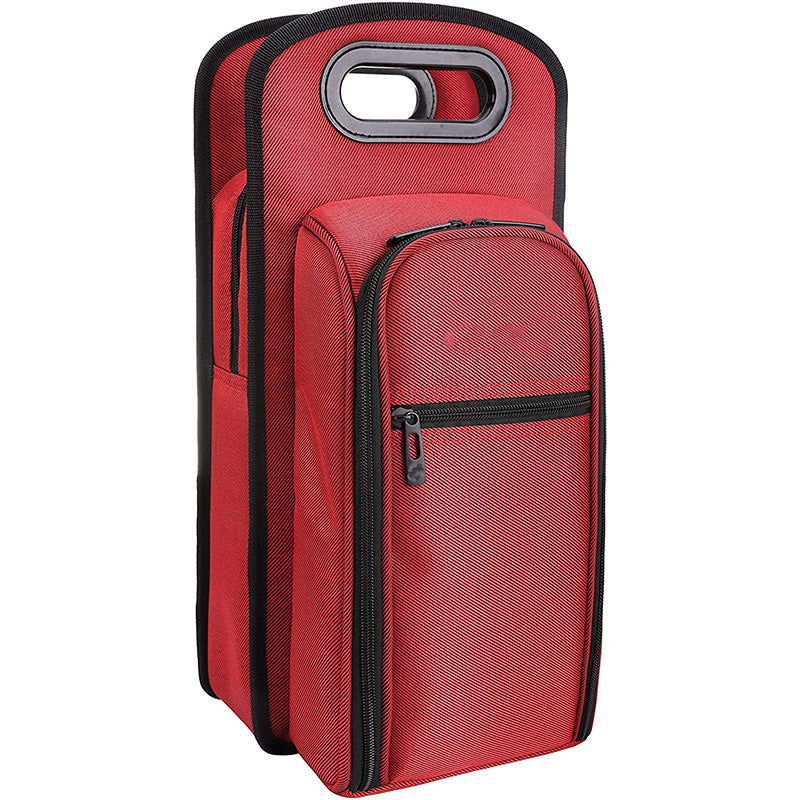 Insulated Wine Travel Cooler Bag With Handle