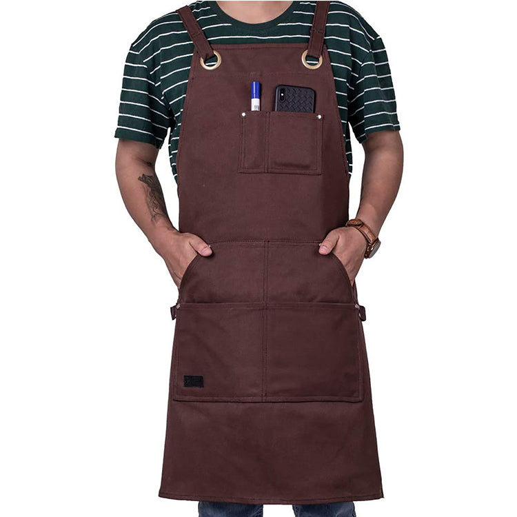 Adjustable Strap and Large Pockets Custom Aprons