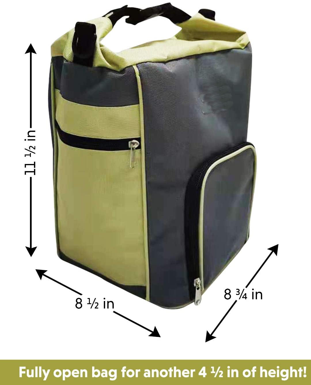 Pouring Spout and Shoulder Strap Pet Dog Food Travel Bag