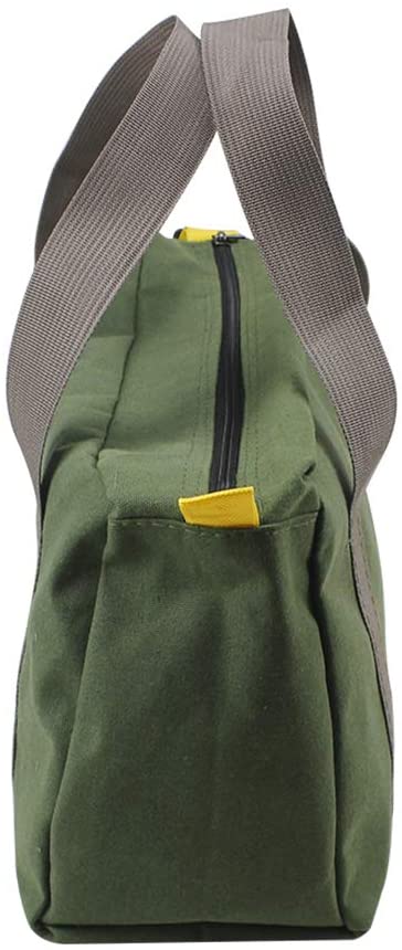 Canvas High Capacity Handbag Wide Mouth Tool Bag