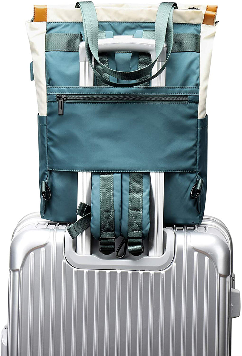 Travel Business Bookbag Tote Daypack Convertible Backpack