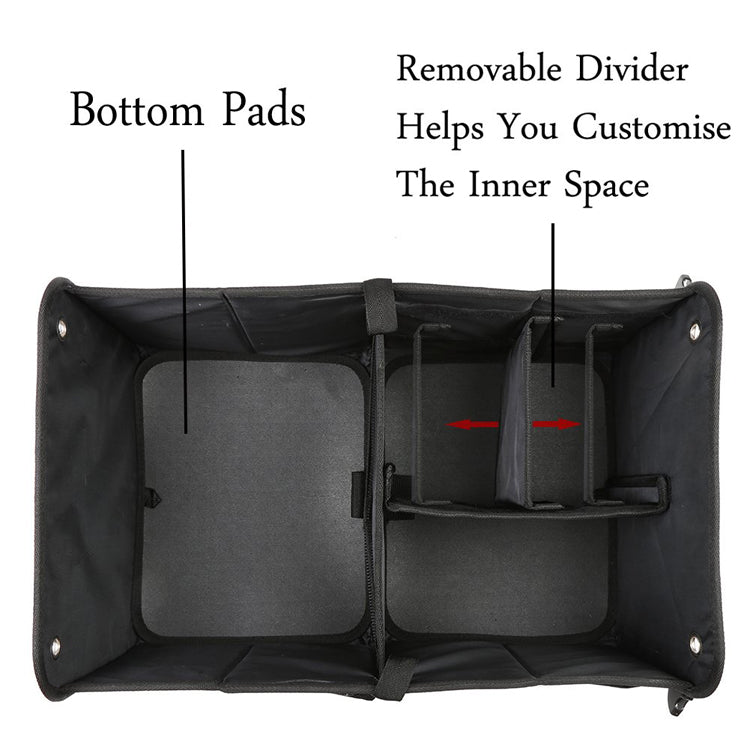 Portable Car Trunk Organizer Durable Collapsible Storage Bag