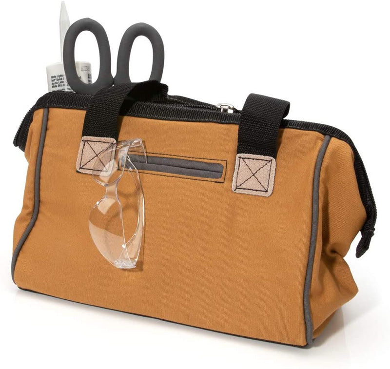 Durable Canvas Heavy-Duty Zipper Wide Mouth Tool Bag