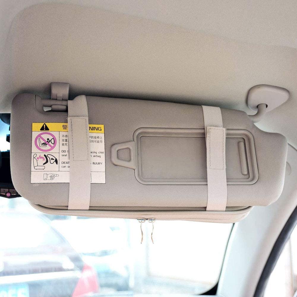 Car Sun Visor Grocery Organizer Bag