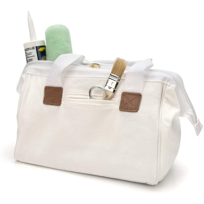 Durable Canvas Heavy-Duty Zipper Wide Mouth Tool Bag