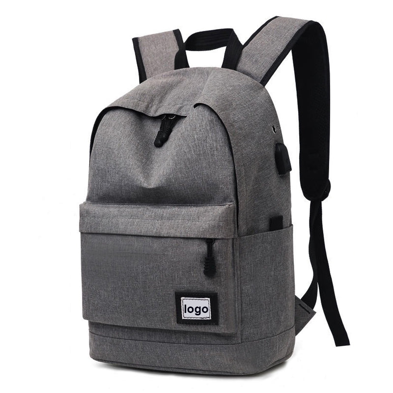 Waterproof College Laptop Backpack With Usb Charging Port