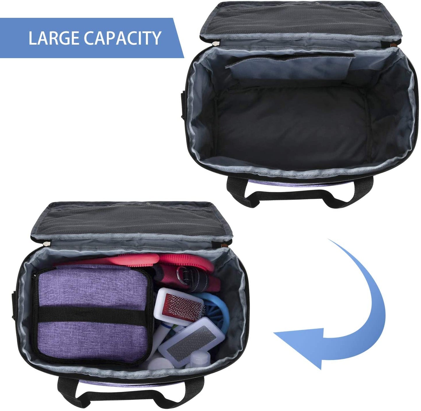 5 Piece Set Dog Pet Supplies Travel Backpack