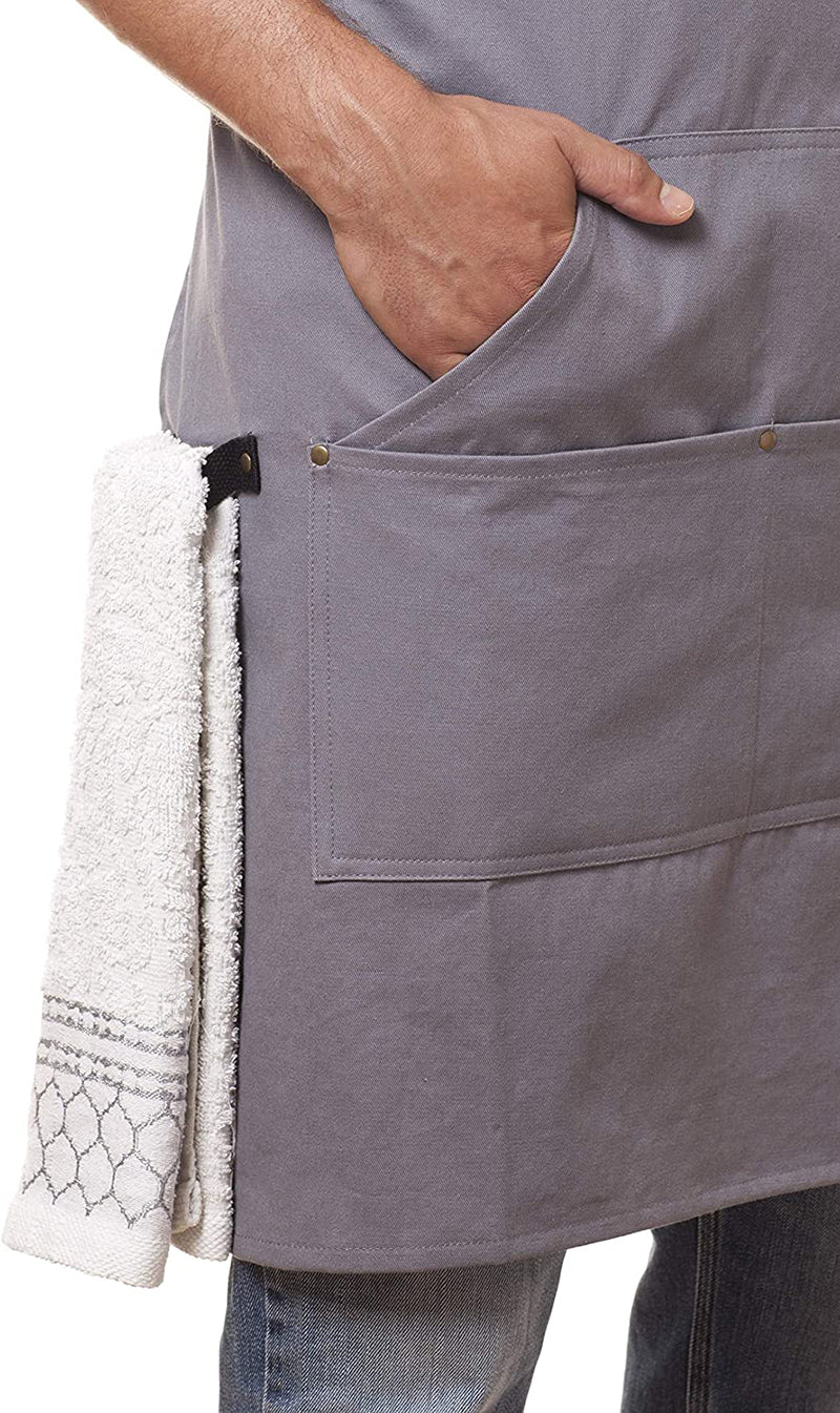 Stylish Waterproof Waxed Canvas Tool Apron
