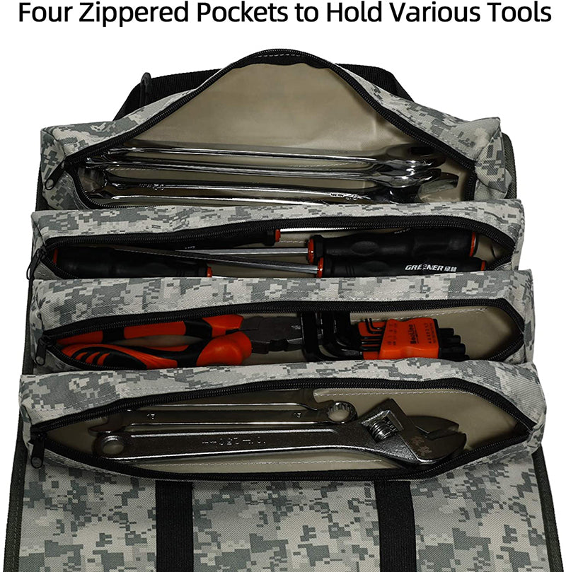 Camouflage Emergency Repair Kit Tool Organizer Tote
