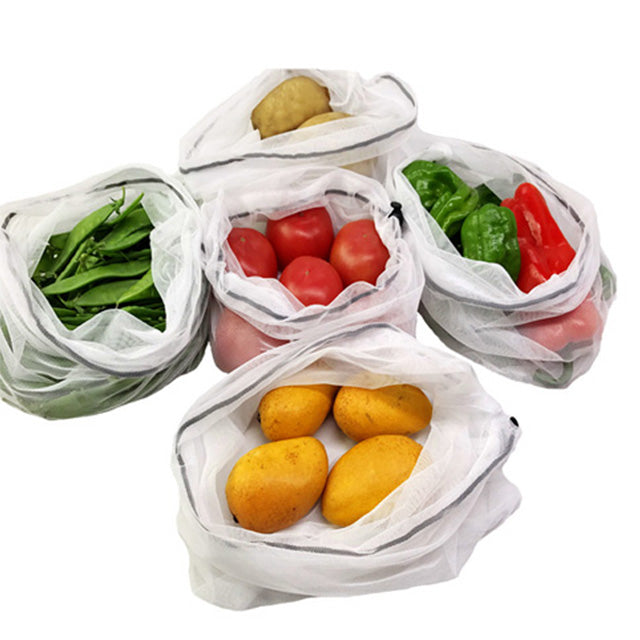 100% RPET Eco-friendly Shopping Bag For Vegetable