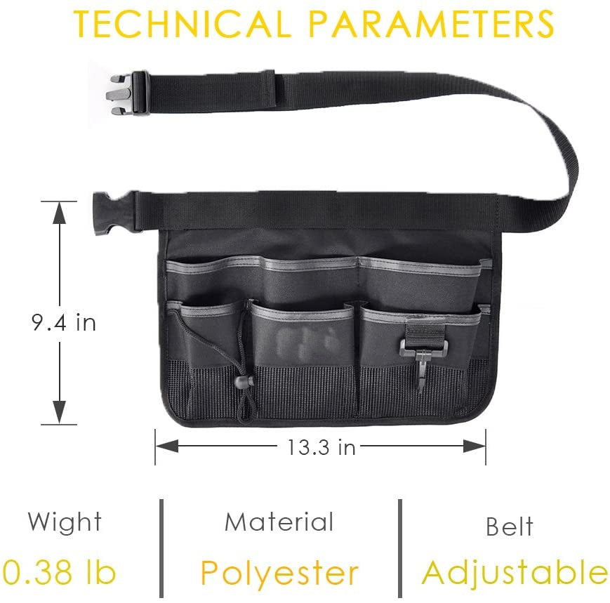 7-POCKET Gardening Tools Belt Bags