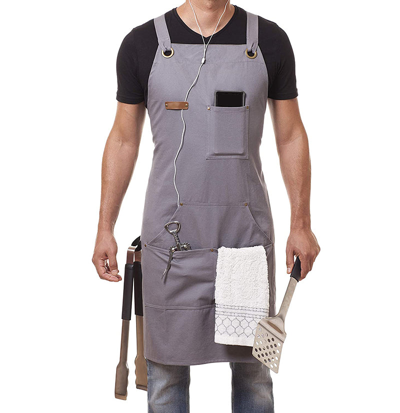 Stylish Waterproof Waxed Canvas Tool Apron