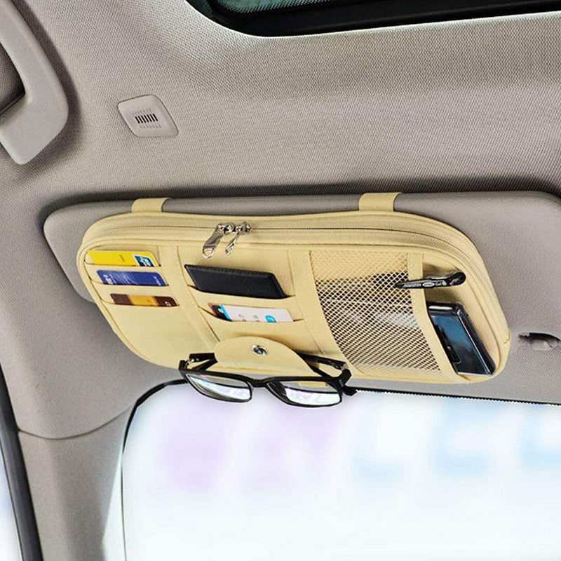 Car Sun Visor Grocery Organizer Bag