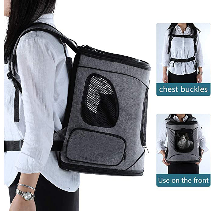 High Quality Foldable Small Pet Carrier Backpack