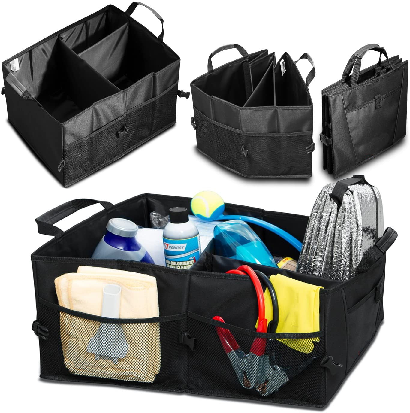 Washable Collapsible Car Bag Organizer